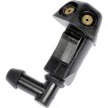 Windshield Washer Nozzle For Honda Civic 1992 1993 1994 1995 1996 1997 Adjustable Plastic Black 0 23 In Hose Port Replaces 