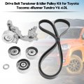 Topteng Drive Belt Tensioner Idler Pulley Kit For Toyota Tacoma V6 4 0l 2005-2015runner 2003-2009 Fj Cruiser 2007-2009 Tundra 4