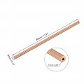 Uxcell Copper Round Tube 3mm Od 1mm Wall Thickness 300mm Long Straight Pipe Tubing 3 Pcs