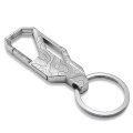 Ipick Image Car Keychain Laser Etched Topographic Silver Carabiner Style Snap Hook Metal Key Chain For Men Women