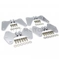 Httmt Compatible With Jee Wrangler Jk Body Door Hinge Set 8 Pc 4 Dr Chrome Stainless 2007-2017