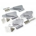 Httmt Compatible With Jee Wrangler Jk Body Door Hinge Set 8 Pc 4 Dr Chrome Stainless 2007-2017