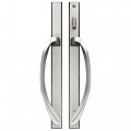 Rockwell Laguna Contemporary Privacy Sliding Patio Door Handleset In Brushed Nickel Finish 