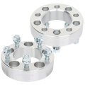 2x 5x4 Wheel Spacers Lug 12x1 Studs Bore 82 5mm 5x114 3 To 1 5 Inch Fits For 2006-2012 Fusion 2007-2011 Compass 