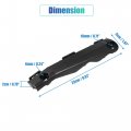 X Autohaux 1 Pair Left And Right Side Front Bumper Retainer Support Bracket For Toyota Camry 2012-2015 5253606120 5253506130