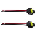 Pigtail Female S-h11 Head Light Low Beam Bulb Fit For Dodge Grand Caravan Sxt Plus Mini Passenger Van 4-door 3 6l 3604cc 220cu 