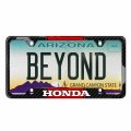 Ipick Image For Honda Red Racing Stripe Black Real Carbon Fiber 50 States License Plate Frame