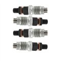 4 Pcs Fuel Injectors 16454-53905 16454-53903 Replacement For Loaders Tractors Excavators 16454-53900 16454-53000