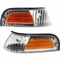 1998-2011 Ford Crown Victoria Pair Park Side Marker Lights Driver And Passenger Side Unit Base Lx Sport Police Fleet Fo2520147 
