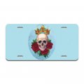 Signmission Fancy Skull Aluminum License Plate 12 X 6 Fits Any Car Truck Suv Rv Or Trailer 