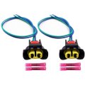 2pcs Fog Lights Connector For Dodge Charger 2012-2023 Front 68214427ab Pigtail Plug Wiring Harness