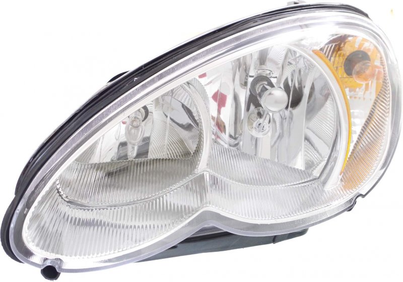 Evan Fischer Headlight Set For 2006-2010 Chrysler Pt Cruiser Assembly With Bulb Left And Right