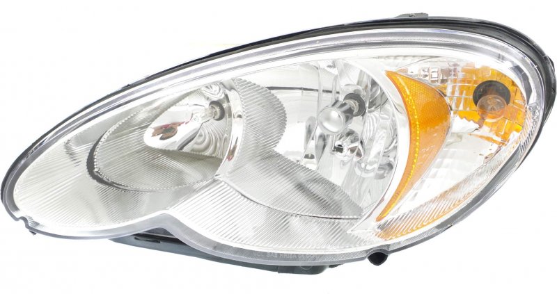Evan Fischer Headlight Set For 2006-2010 Chrysler Pt Cruiser Assembly With Bulb Left And Right