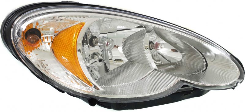 Evan Fischer Headlight Set For 2006-2010 Chrysler Pt Cruiser Assembly With Bulb Left And Right
