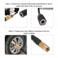 Car Air Pump Hose Fydun 9 84ft Ps20 Female Plug Tire Inflator Extension Tube For Cars Motorcycles And Bicycles With American