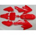 Dirt Bike Plastic Set Red 