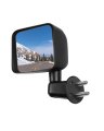 Left Side View Mirror For 2007 2017 Jeep Wrangler Manual Adjustment And Folding Non Heated Black Convex Lens Door Mount 