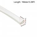 Uxcell Trim Seal Pvc U-seal Channel Edge Protector Sheet Fits 1 5-2mm 1meter 3 82ft Length 0 24 Height Transparent