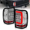 Amerilite For 2001-2011 Ford Ranger C-type Led Tube Crystal Chrome Replacement Brake Tail Lights Passenger And Driver Side