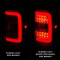 Amerilite For 2001-2011 Ford Ranger C-type Led Tube Crystal Chrome Replacement Brake Tail Lights Passenger And Driver Side