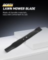 Mulching Mower Blades For John Deere 42 In Deck Fits Gx20249 Gx20433 Gy20567 M128485 And Rotary 10635 21 38 Length