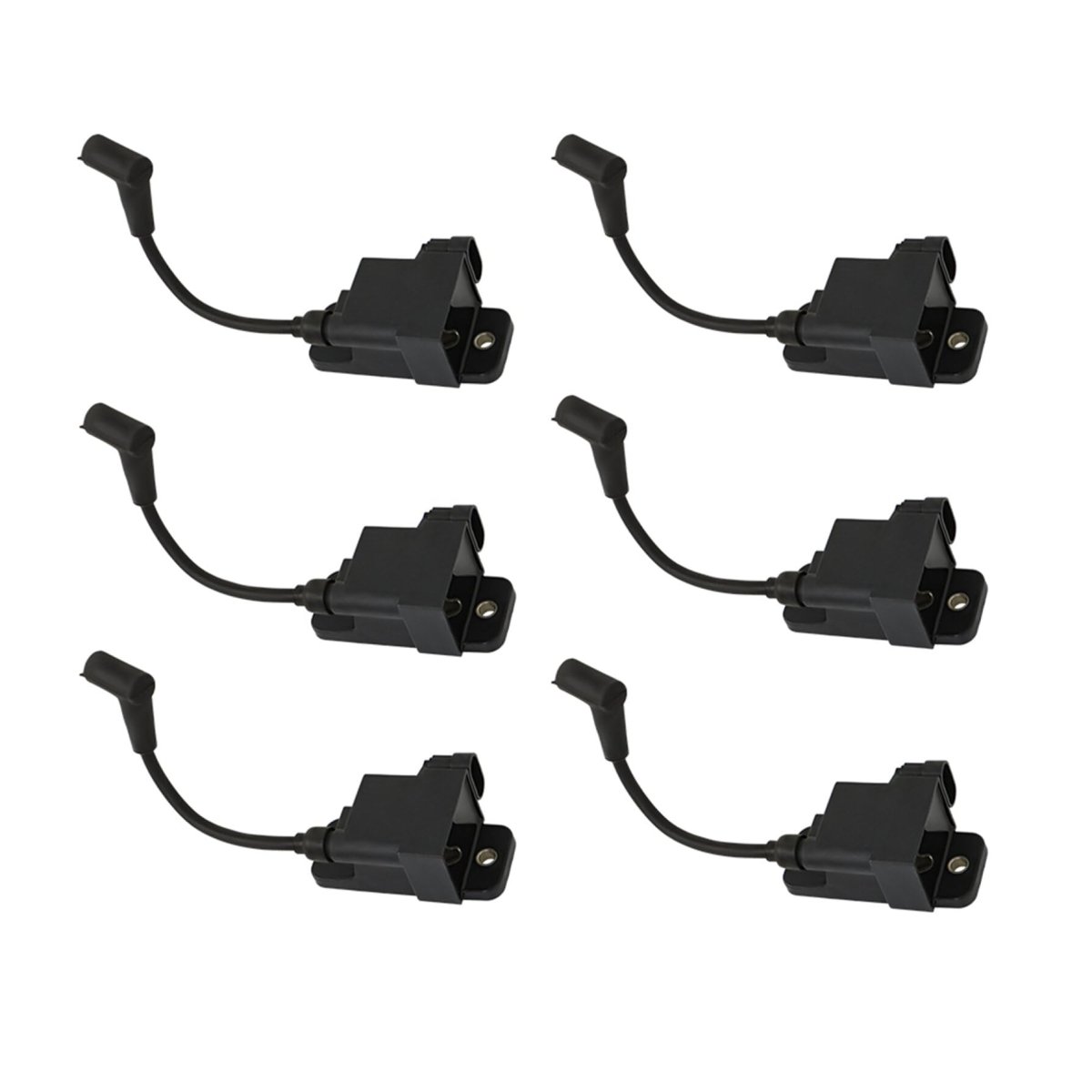 6pcs Ignition Coil 114-7509 827509a10 827509t7 Replacement For Mercury 30-300hp 1996-2007