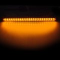 16in 23 Diodes Id Bar Stop Brake Turn Trailer Marker Light Amber Lens Universal Waterproof Clearance Side Lights For Truck Rv