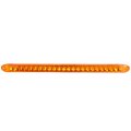 16in 23 Diodes Id Bar Stop Brake Turn Trailer Marker Light Amber Lens Universal Waterproof Clearance Side Lights For Truck Rv 