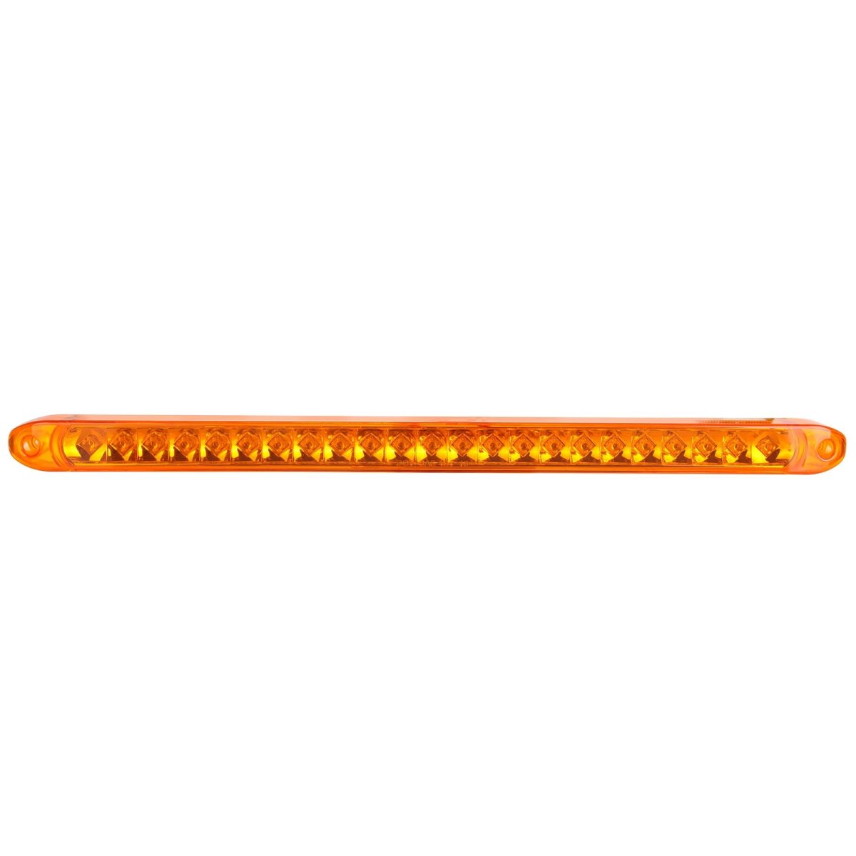 16in 23 Diodes Id Bar Stop Brake Turn Trailer Marker Light Amber Lens Universal Waterproof Clearance Side Lights For Truck Rv