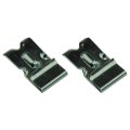 1968 To 1972 Gm A Body Cowl Vent Flap Mounting Clips 2pc Inl15147 