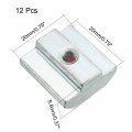 Uxcell Slide In T-nut M4 Threaded For 4040 Series Aluminum Extrusions Profile Pack Of 12