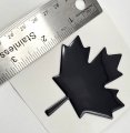 Maple Leaf Canada Black Finish Decal Emblem 3d Sticker Car Bike 2 7 Flexible