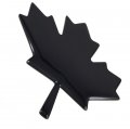 Maple Leaf Canada Black Finish Decal Emblem 3d Sticker Car Bike 2 7 Flexible