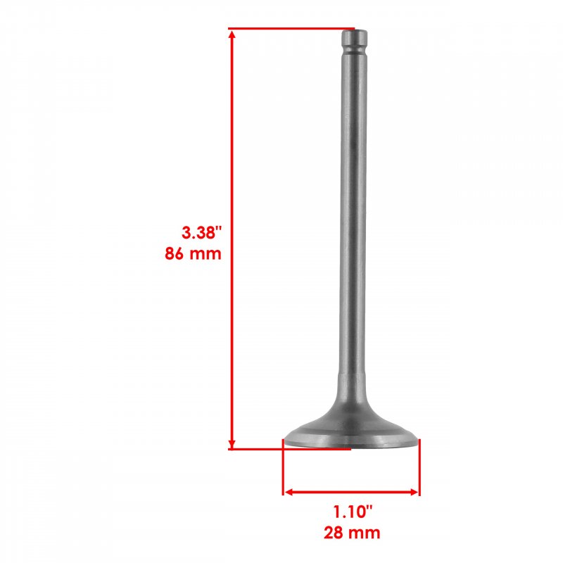 Caltric Intake And Exhaust Valve For Kawasaki Bayou 220 1988 1989 1990 1991 1992-2002
