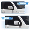 X Autohaux 1 Pair Car Exterior Chrome Plated Full Mirrora Cover Covers Cap Overlay For Nissan Frontier Pathfinder Xterra