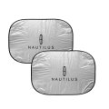 Lincoln Nautilus Universal Fit 34 W X 30 L Dual Panels Easy Folding Windshield Sun Shade