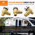 Brass Rv Vacuum Breaker Check Valve 571-vac-chk-a Camper Trailer Flusher Compatible For Montana 2007 Fifth Wheel For Keystone