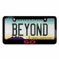 Ford Mustang 5 0 In Red Black Metal License Plate Frame