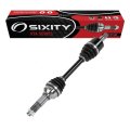 Front Left Cv Axle For Yamaha Yfm400a Kodiak And Yfm400f 4x4 2000 To 2002 4340 Chrome Moly Steel Shaft With Inboard Outboard 