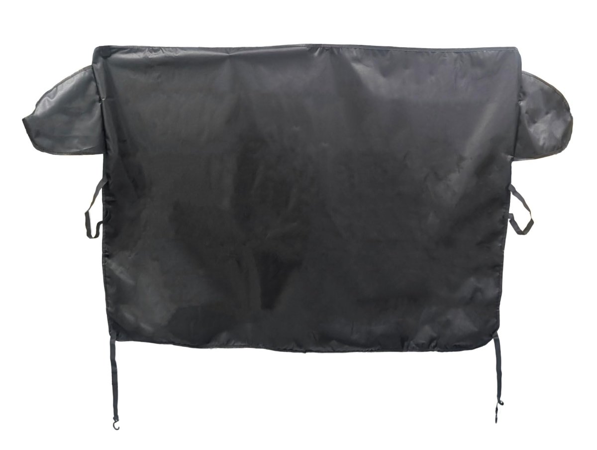 Auto Windshield Snow Cover 75 In X 42 Waterproof Winter Protector With Elastic Mirror Covers S Hook Wind Straps And Carrying