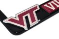 Elektroplate Officially Licensed A Virginia Tech Alumni Black Metal License Plate Frame With 3d Logos Affixed Premium Car Tag 