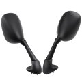 Minho Motorcycle Black Rear View Mirrors Fairing Side Accessories For Yzf R1 1998-2008 R6 1998-2007 