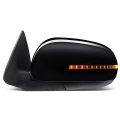 Auto Dynasty Ki1320155 Factory Style Driver Left Side Mirror Manual Folding Power Adjust Heated Glass Turn Signal For Forte 