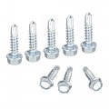 Hex Washer Self Drilling Screws 10 X 3 4 Carbon Steel Flange Sheet Metal Tapping Screw 50pcs 