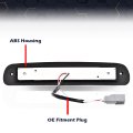 Led 3rd Brake Light For 1993-2011 Ford Ranger Fit 1999-2016 F250 350 450 550 Super Duty Smoky Lens Chrome Housing