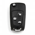 Uxcell Car Replacement Key Fob Shell Case For Ford Mondeo Fiesta Focus 3 Button Black 