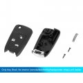 Uxcell Car Replacement Key Fob Shell Case For Ford Mondeo Fiesta Focus 3 Button Black