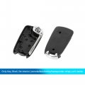 Uxcell Car Replacement Key Fob Shell Case For Ford Mondeo Fiesta Focus 3 Button Black