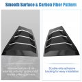 X Autohaux 1 Pair For Nissan Sentra 2013-2019 Rear Side Window Louvers Air Vent Scoop Streamline Shades Cover Blinds Decorative