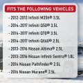 Mass Air Flow Sensor Assembly Compatible With Infiniti Nissan Vehicles 2012-2017 M35h Q50 Q70 Qx60 Altima Sentra Pathfinder 1